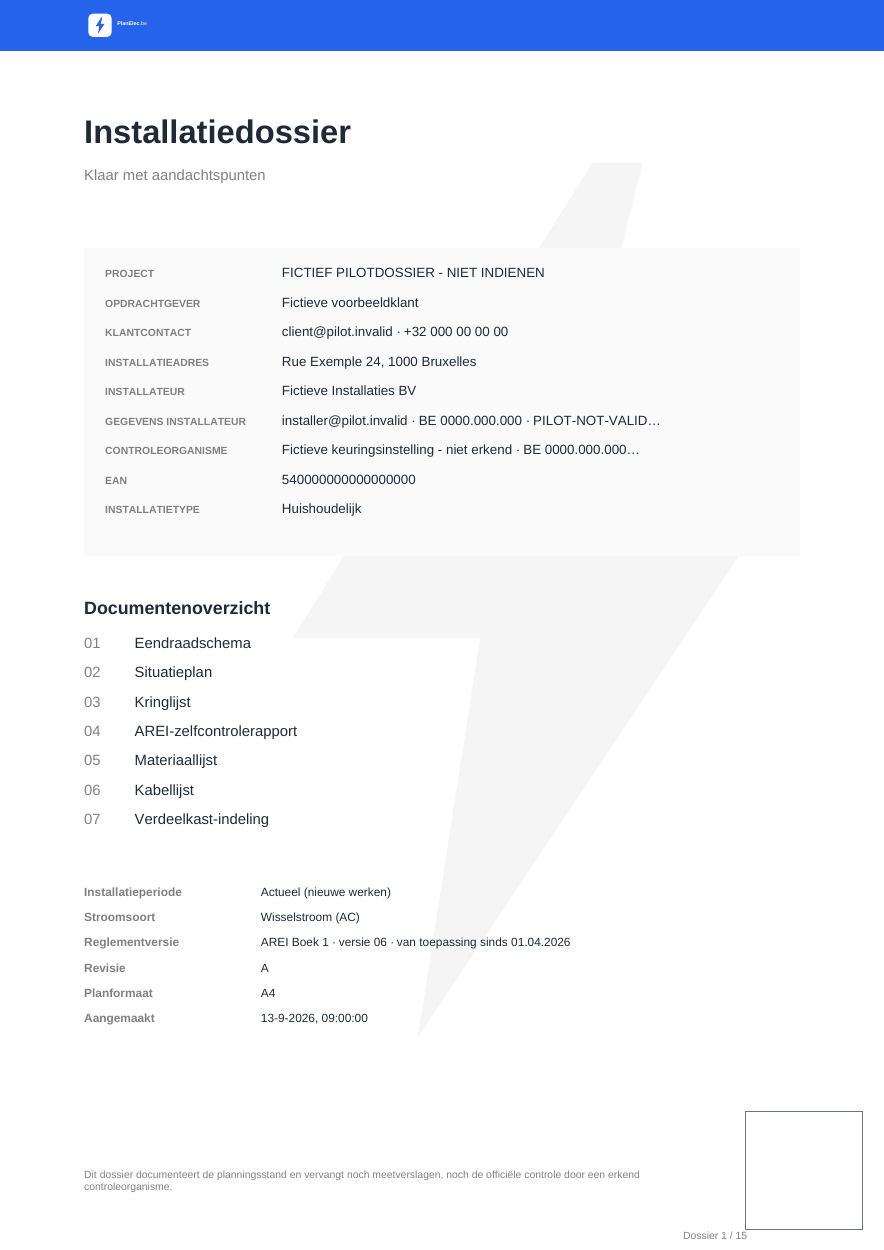 Voorbeelddossier